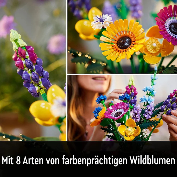 LEGO Icons 10313 'Wildblumenstrauß', 939 Teile, ab 18 Jahren – Bild 15