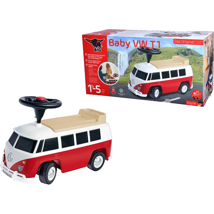 BIG 'Baby VW T1', rot, ab 18 Monaten