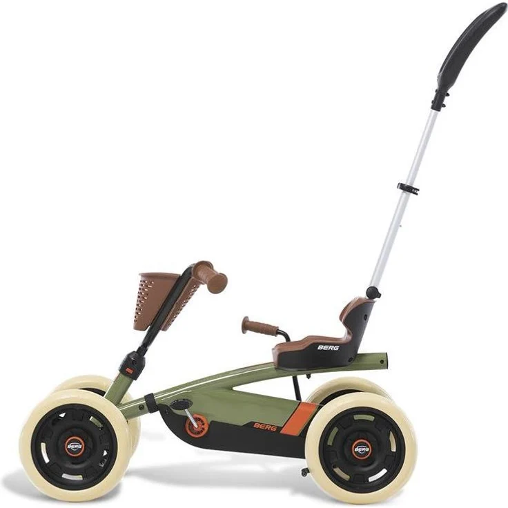 BERG 'Buzzy Retro 2-in-1' Gokart, ab 2 Jahren, inkl. Schubstange, max. belastbar bis 30 kg, grün – Bild 2