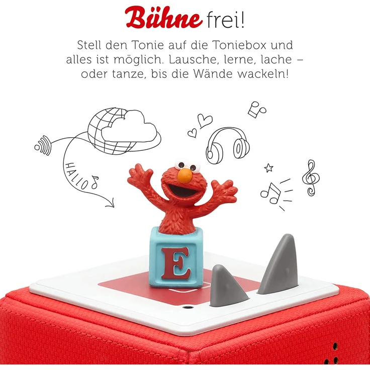 Tonies Sesamstraße 'Elmos Mitmachmusik', Hörfigur mit 40 Minuten Spielzeit, ab 3 Jahren – Bild 5