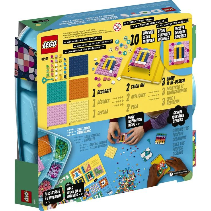 LEGO DOTS 41957 'Kreativ-Aufkleber Set', 486 Teile, ab 6 Jahren - Preisvergleich – Bild 4