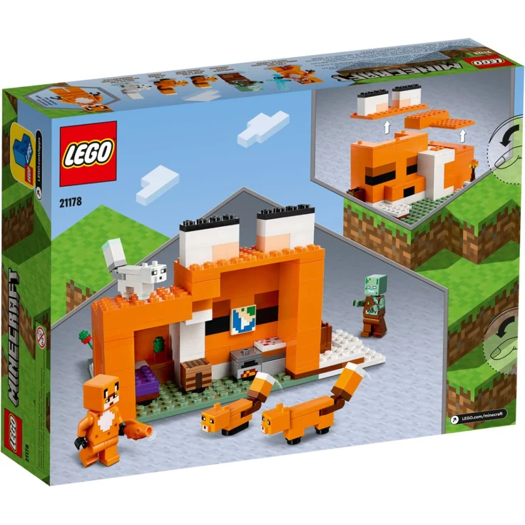 LEGO Minecraft 21178 'Die Fuchs-Lodge',193 Teile, ab 8 Jahren – Bild 4