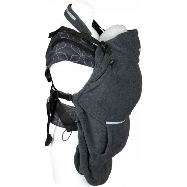 Hoppediz Fleece-Cover Basic anthrazit Modell 2021 – Bild 2