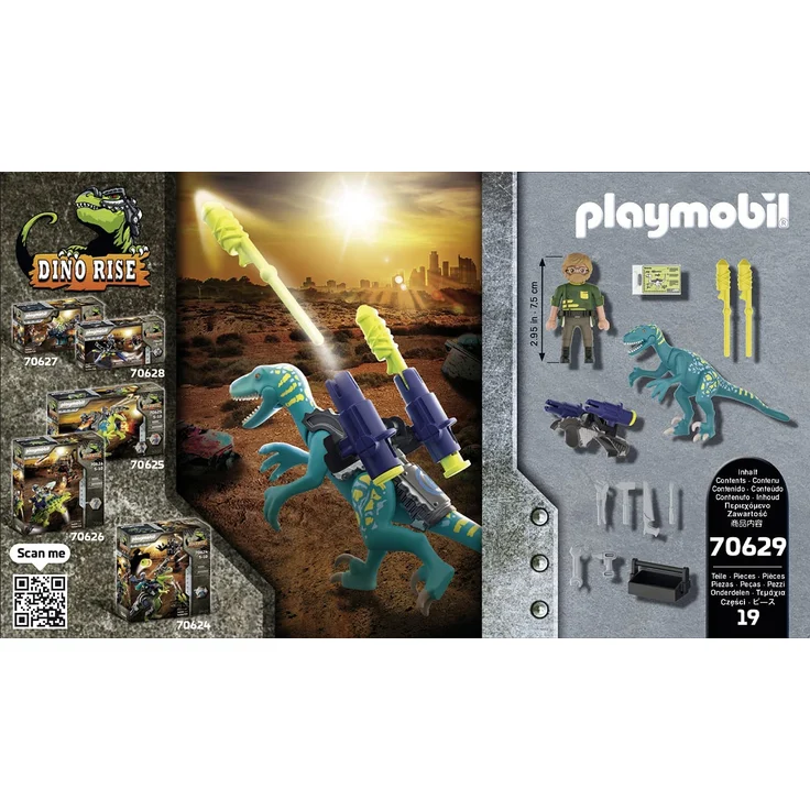 Playmobil Dino Rise 70629 'Uncle Rob: Aufrüstung zum Kampf', 19 Teile, ab 5 Jahren – Bild 4