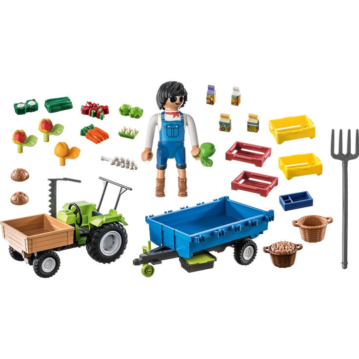 PLAYMOBIL Country 71249 'Traktor mit Hänger', 42 Teile, ab 4 Jahren – Bild 3