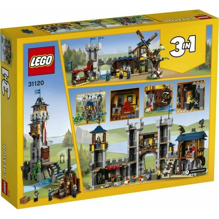 LEGO Creator 3-in-1-Sets 31120 'Mittelalterliche Burg', 1426 Teile, ab 9 Jahren – Bild 4