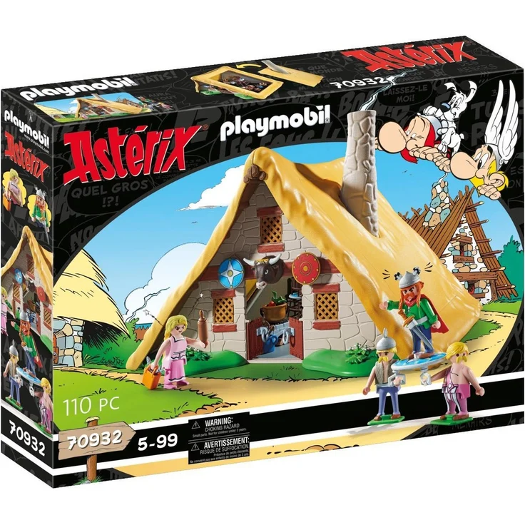 Playmobil 70932 'Asterix: Hütte des Majestix', 110 Teile, ab 5 Jahren – Bild 1