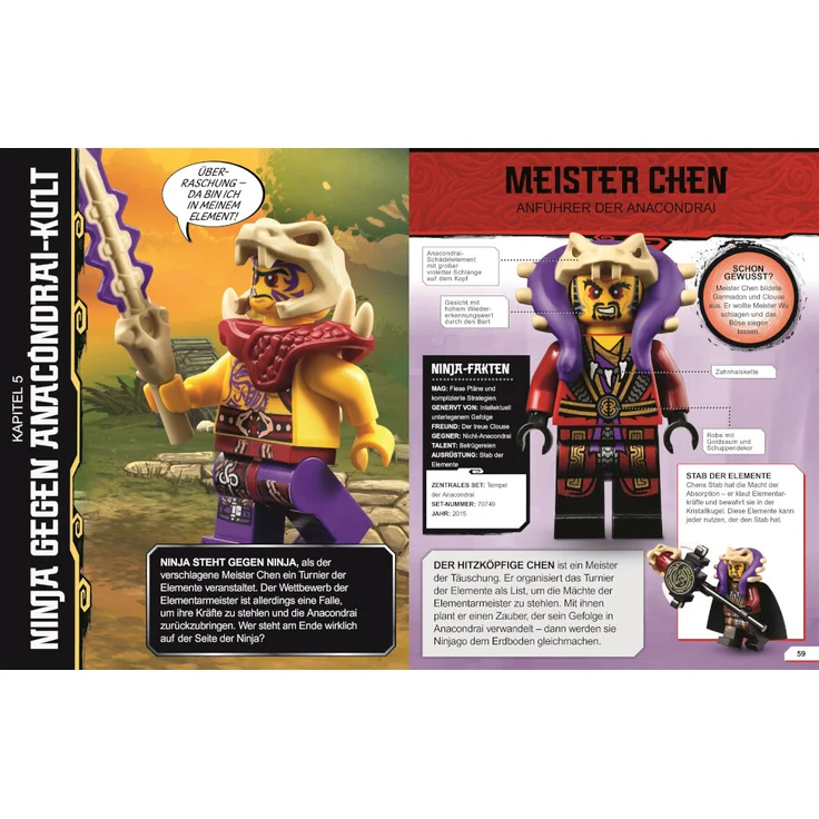 Buch: NINJAGO Lexikon der Minifiguren. Neuausgabe: Mit exklusiver Minifigur – Bild 8