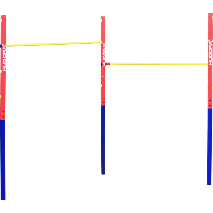 Hudora 64002 'Doppel-Turn-Reck Fabian', blau/rot/gelb, max. Belastbarkeit 100kg - Preisvergleich