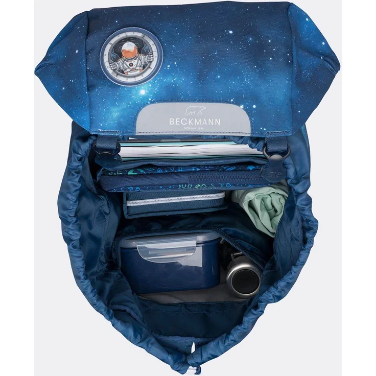BECKMANN 'Schulrucksack Set Classic Space Mission', 6-teilig, 22 Liter, 940 g, blau – Bild 3