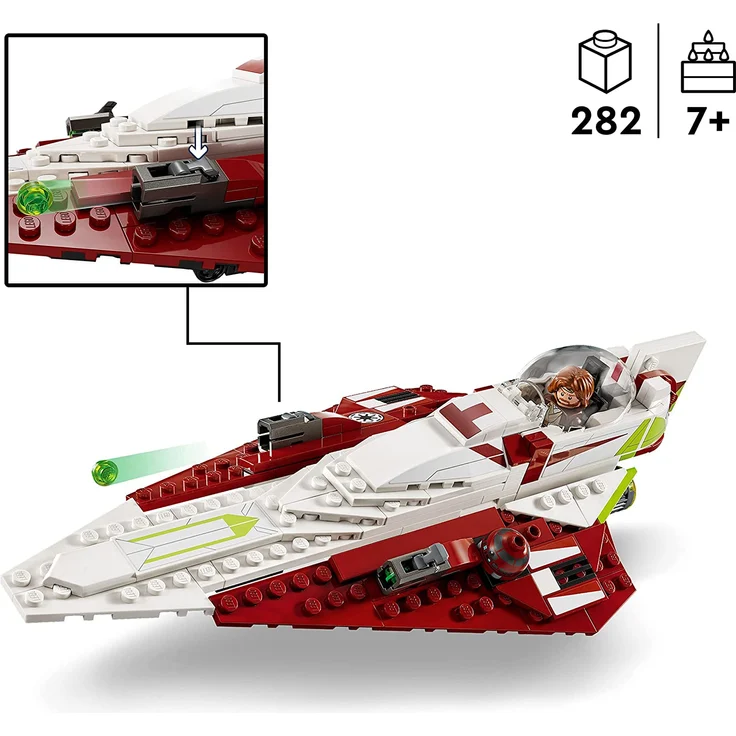LEGO Star Wars 75333 'Obi-Wan Kenobis Jedi Starfighter', 282 Teile, ab 7 Jahren – Bild 5