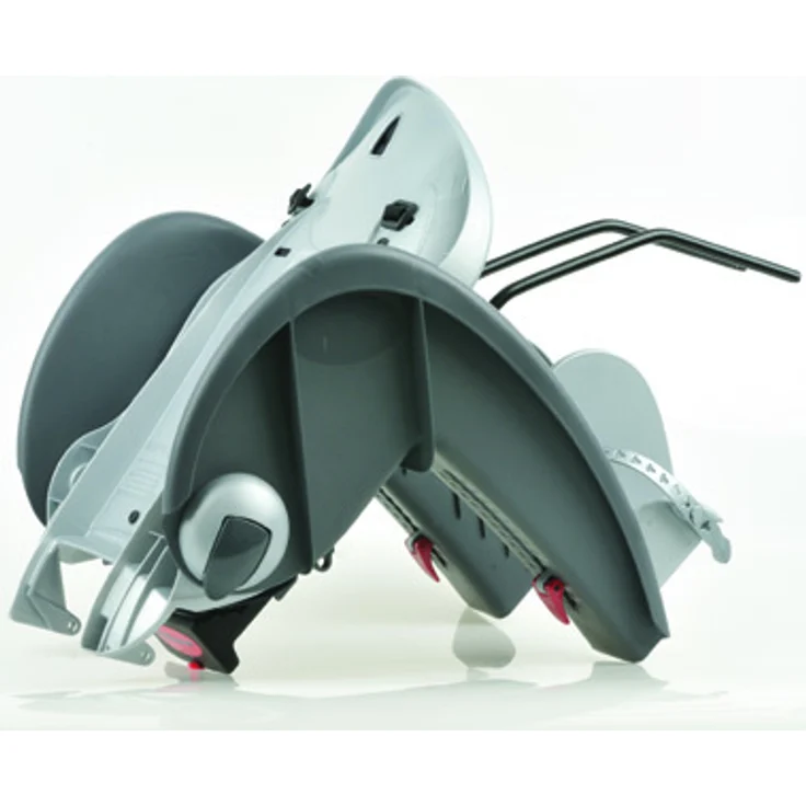 Polisport 'Wallaby Evolution Deluxe' Kinderfahrradsitz dunkelgrau, bis 22 kg, inkl. Rahmenhalterung - Preisvergleich – Bild 3