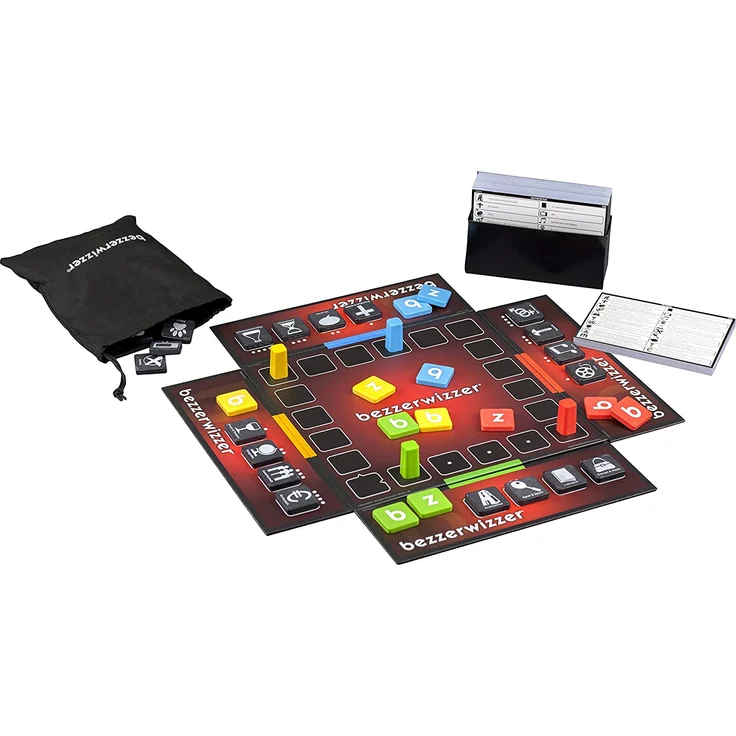 Mattel Games V9913 - Bezzerwizzer Wissensspiel und Quiz Familienspiel geeignet für 2 - 4 Spieler, Spieldauer ca. 30 - 60 Minuten, Gesellschaftsspiele ab 16 Jahren – Bild 3