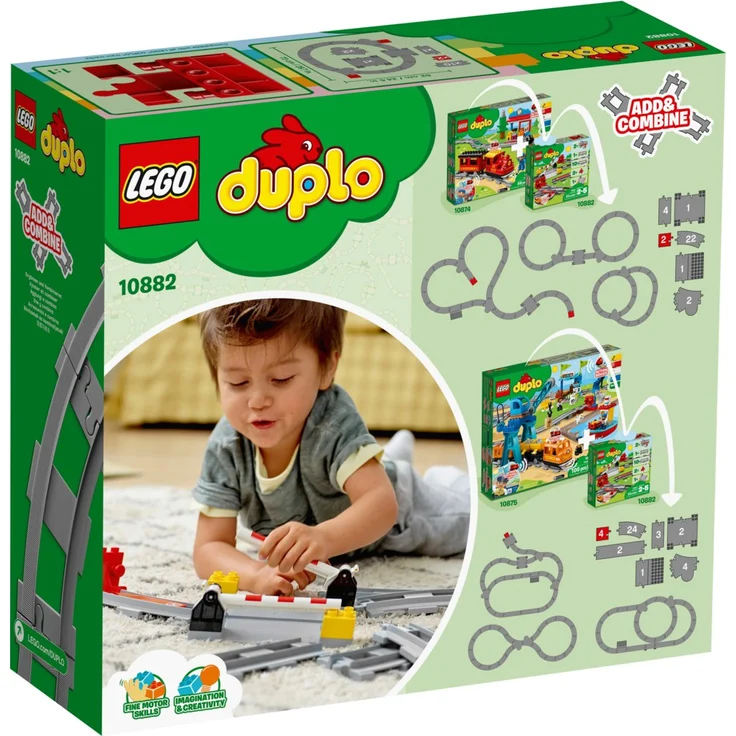 LEGO Duplo 10882 'Eisenbahn Schienen', 23 Teile, ab 2 Jahren – Bild 5