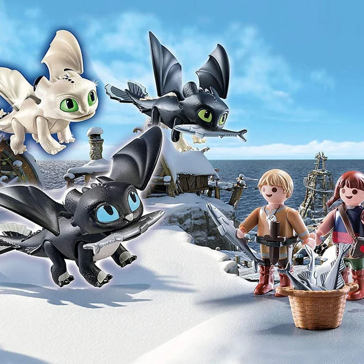PLAYMOBIL Plus 70457 'Wikingerkinder mit Babydrachen', 22 Teile, ab 4 Jahren – Bild 3