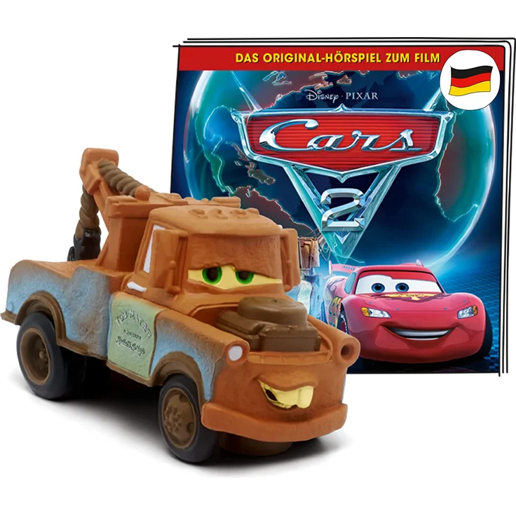 Tonies Disney Cars 'Cars 2', Hörfigur mit ca. 60 Minuten Spielzeit, ab 4 Jahren, deutsch – Bild 1
