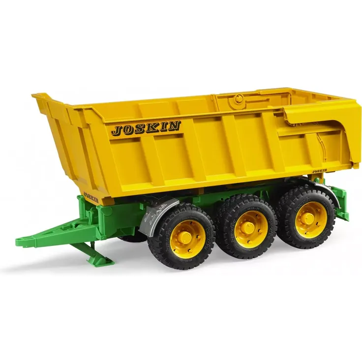 Bruder 02212 'Joskin Wannenkippanhänger', ab 4 Jahren, 3-achsiges Fahrwerk, 45,7 × 18,1 × 20,8 cm, gelb - Preisvergleich