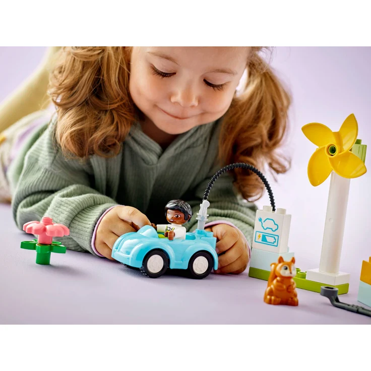 LEGO DUPLO 10985 'Windrad und Elektroauto', 16 Teile, ab 2 Jahren – Bild 5
