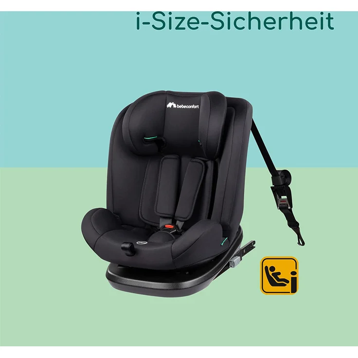 Bebeconfort Kindersitz EverFix i-Size, Vorwärtsgerichteter Kindersitz, ISOFIX-Kindersitz, von 15 Monaten bis zu 12 Jahren, 9-36 kg, 76-150 cm, Black Mist - Preisvergleich – Bild 5
