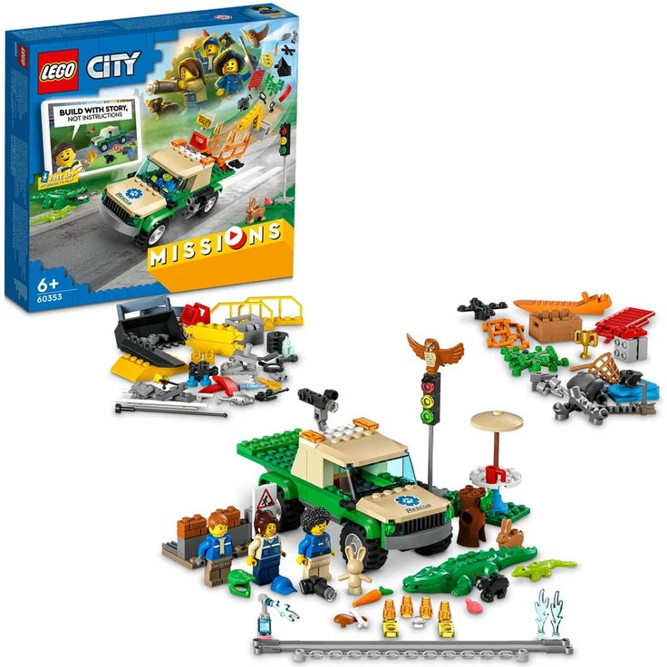 LEGO City 60353 'Tierrettungsmissionen', 246 Teile, ab 6 Jahren – Bild 1