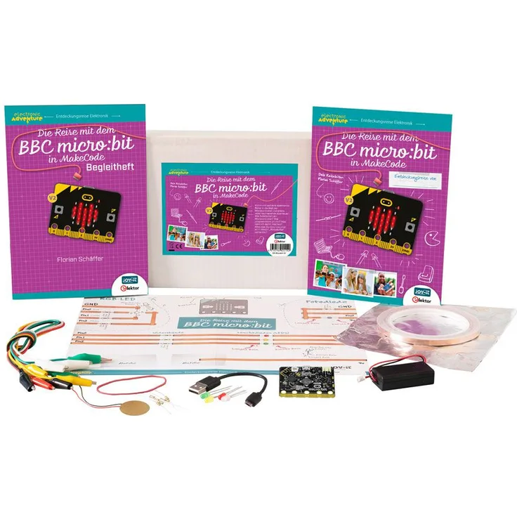 Joy-IT Electronic Adventure Kit The journey with the BBC micro:bit V2 experiment kit