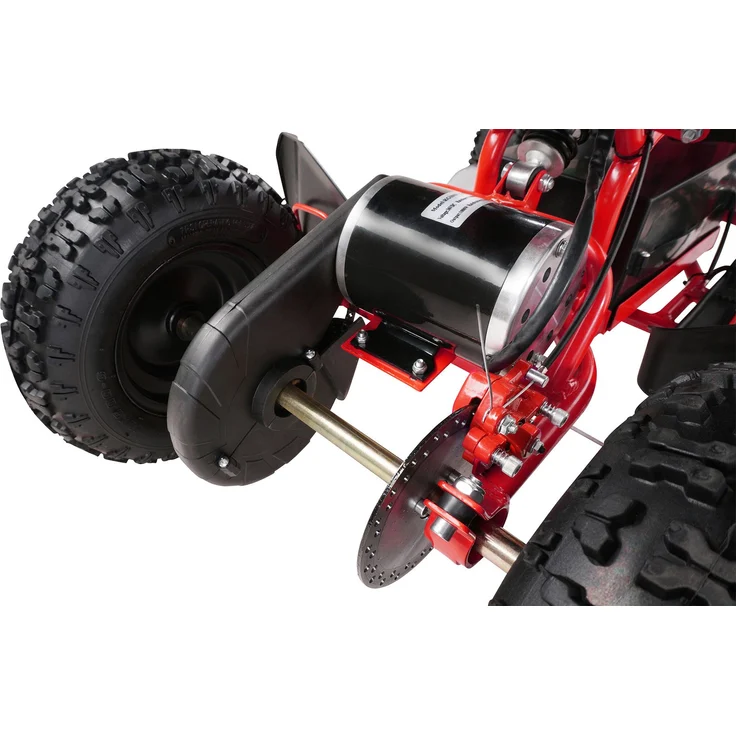 Elektro Quad Miniquad Kinder Racer 1000 Watt Pocket Kinderquad Pocketbike ATV (Schwarz Rot) – Bild 9