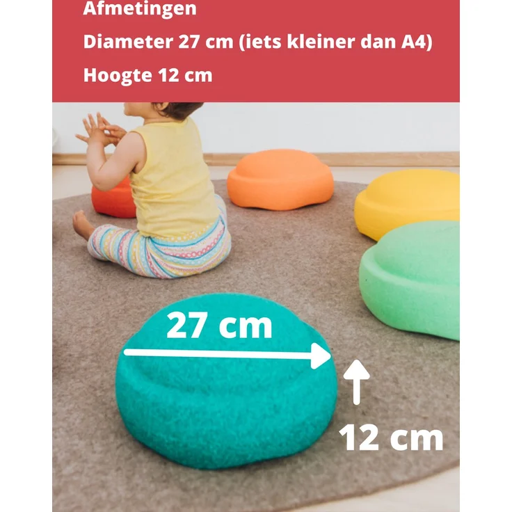 Stapelstein 'Rainbow Classic 6', 6 Stk., mehrfarbig, 27,5 cm Durchmesser, ab 1 Jahr – Bild 7