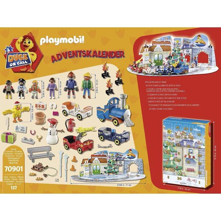 PLAYMOBIL DUCK ON CALL 70901 'Adventskalender', 137 Teile , ab 3 Jahren – Bild 4