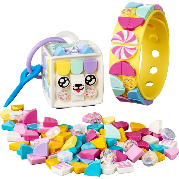 LEGO DOTS 41944 'Candy Kitty Armband & Taschenanhänger', 188 Teile, ab 6 Jahren - Preisvergleich – Bild 2