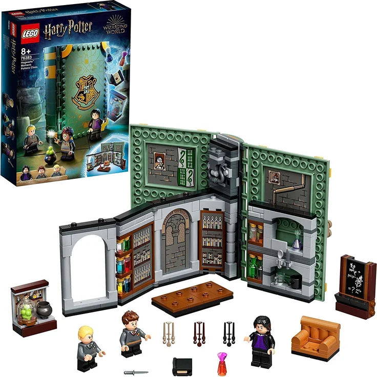 LEGO Harry Potter 76383 'Hogwarts™ Moment: Zaubertrankunterricht', 271 Teile, ab 8 Jahren, Bauset in Buchform – Bild 1