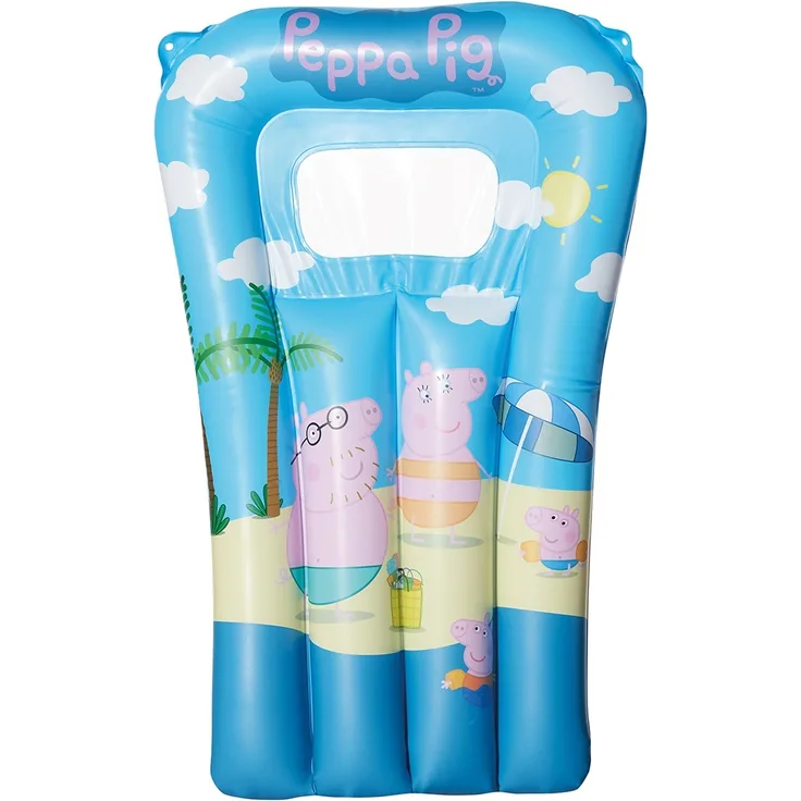 Happy People 16266 Peppa Pig Kindermatratze, aufgeblasen ca. 67x43 cm,