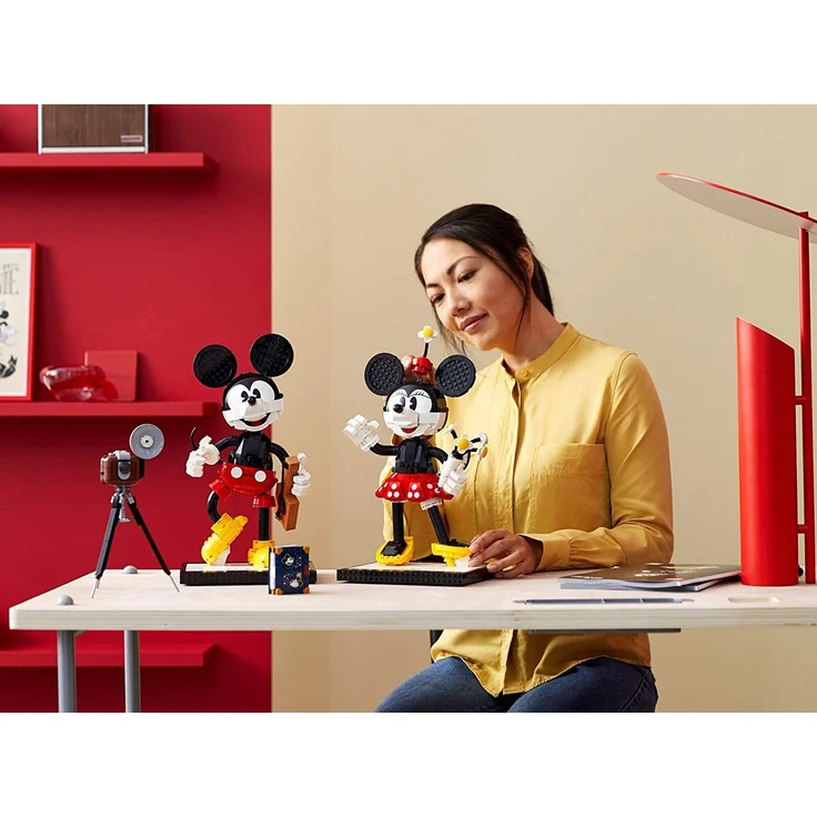 LEGO Disney 43179 'Micky Maus und Minnie Maus', 1739 Teile, ab 18 Jahren, viele fantastische Details, Retro-Optik – Bild 9