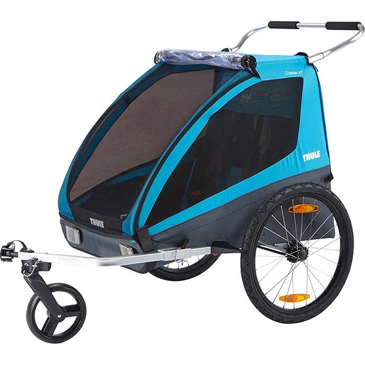 Thule 'Coaster XT' Fahrradanhänger 2018, Blau, 2-Sitzer – Bild 1
