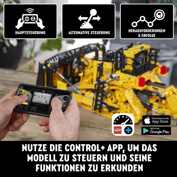 LEGO Technic 42131 'Cat D11 Bulldozer', 3854 Teile, ab 18 Jahren, steuerbar per App – Bild 6
