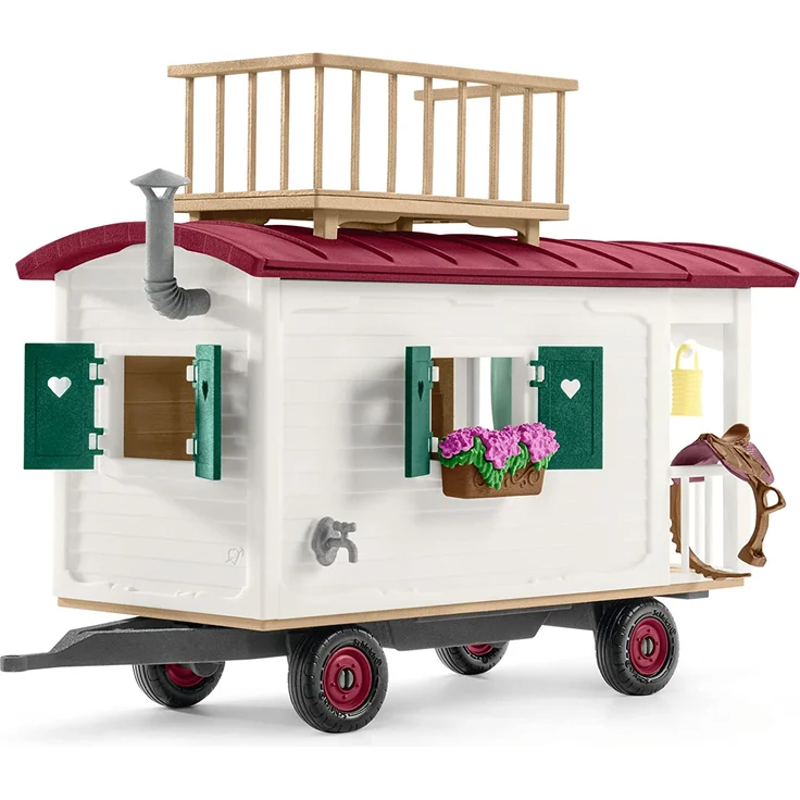 Schleich Horse Club 42415 'Wohnwagen für geheime Club Treffen', ab 5 Jahren, 43 Teile - Preisvergleich – Bild 3