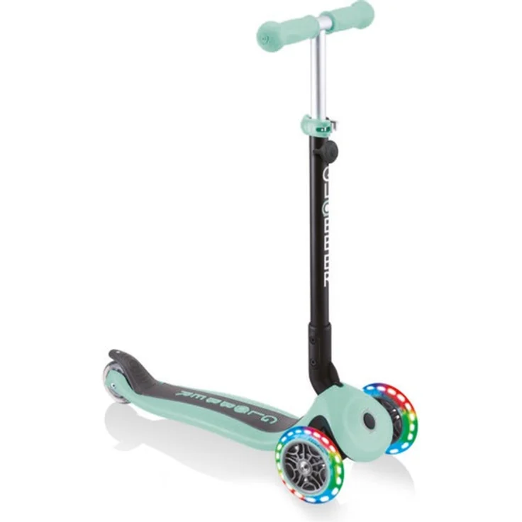 Globber Go Up 3-in-1 Foldable Lights, max. Belastbarkeit 50kg, umbaubar als Scooter/Dreirad/Laufrad, von 15 Monaten bis 7 Jahre, Grün - 649-206 – Bild 6