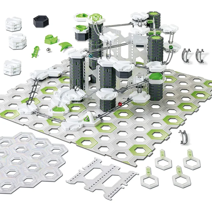 Ravensburger GraviTrax 'Pro Starter-Set Vertical', interaktives Kugelbahnsystem mit zahlreichen Elementen, ab 8 Jahren – Bild 2