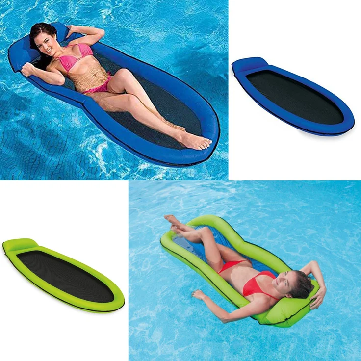 Intex 58836EU 'Mesh Lounge' Wasserliege, 178 x 94 cm, max. belastbar bis 80 kg, 1x Stück, zufällige Farbauswahl – Bild 4