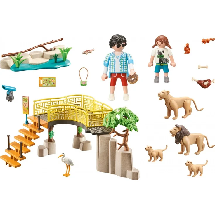 PLAYMOBIL Family Fun 71192 'Löwen im Freigehege', 58 Teile, ab 4 Jahren – Bild 3