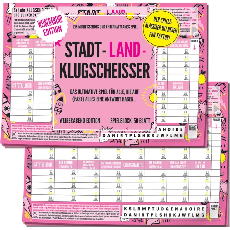 Stadt-Land-Klugscheisser - Weiberabend
