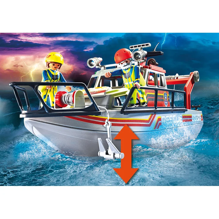 Playmobil City Action 70140 'Seenot: Löscheinsatz mit Rettungskreuzer', 95 Teile, ab 4 Jahren – Bild 5