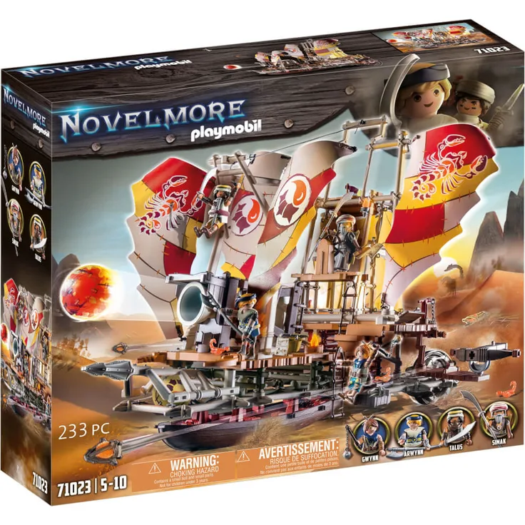 PLAYMOBIL Novelmore 71023 'Sa'lahari Sands - Sandsturmbrecher', 233 Teile, ab 5 Jahren - Preisvergleich
