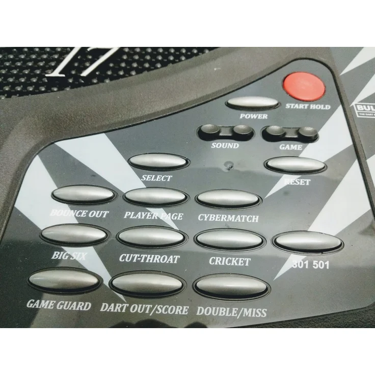 BULLS 'Dartforce' Elektronische Dartscheibe, inkl. Darts, 61 x 51 cm, 41 Spiele mit 183 Variationen, schwarz – Bild 4