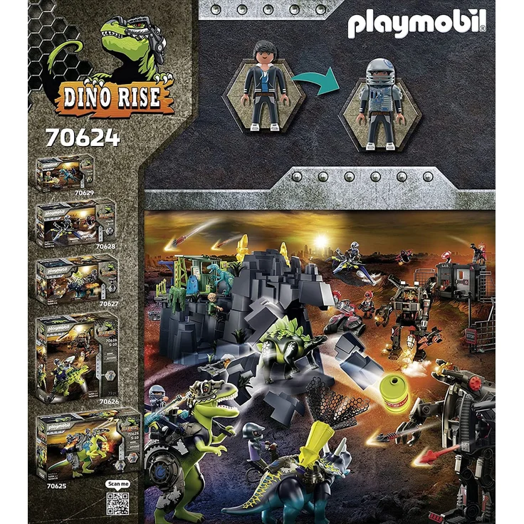 Playmobil Dino Rise 70624 'T-Rex: Gefecht der Giganten', 84 Teile, ab 5 Jahren – Bild 4
