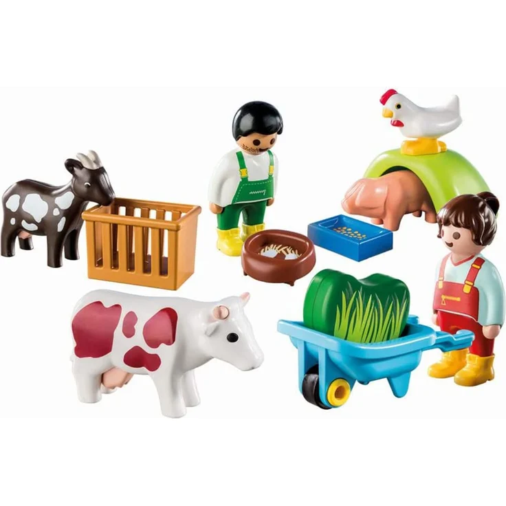 Playmobil 1.2.3 71158 'Spielspaß auf dem Bauernhof', 12 Teile, ab 1,5 Jahren - Preisvergleich – Bild 2