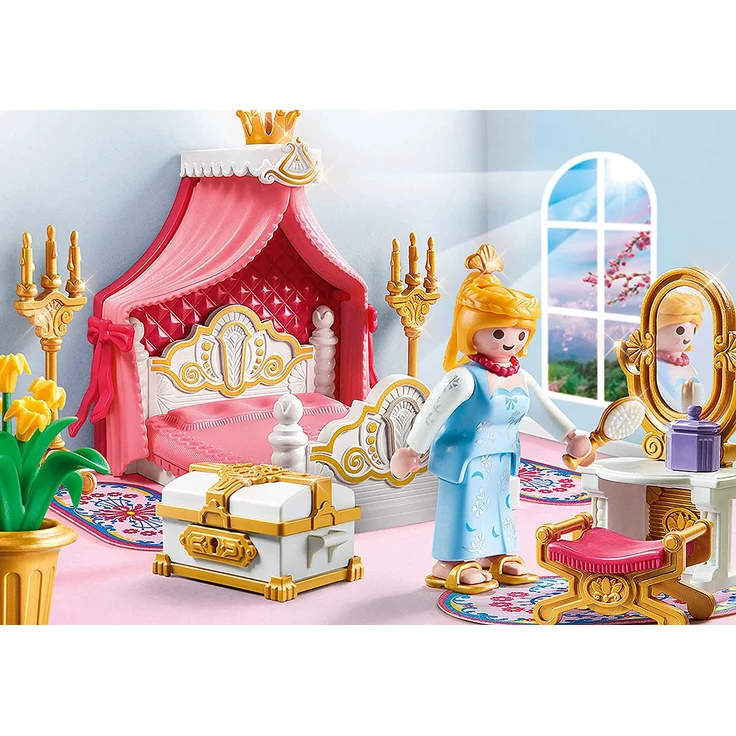 PLAYMOBIL Princess 9889 'Schlafzimmer mit Himmelbett', 43 Teile, ab 4 Jahren – Bild 2