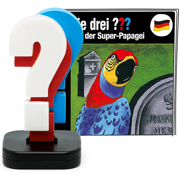 Tonies Die drei ??? 'Der Super-Papagei Limited', Hörfigur mit ca. 50 Minuten Spielzeit, ab 8 Jahren, erste Hörspiel-Folge der drei ??? in limitierter Verpackung – Bild 1