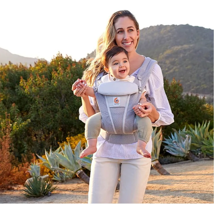 Ergobaby 'Omni Breeze' Babytrage Pearl Grey – Bild 4