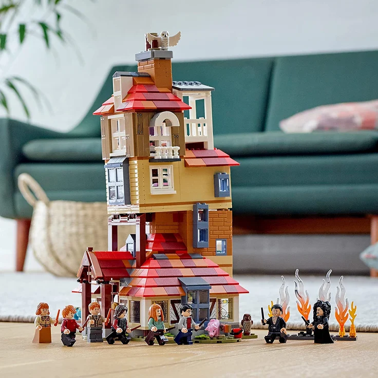 Lego Harry Potter 75980 'Angriff auf den Fuchsbau', 1047 Teile, ab 9 Jahren – Bild 6