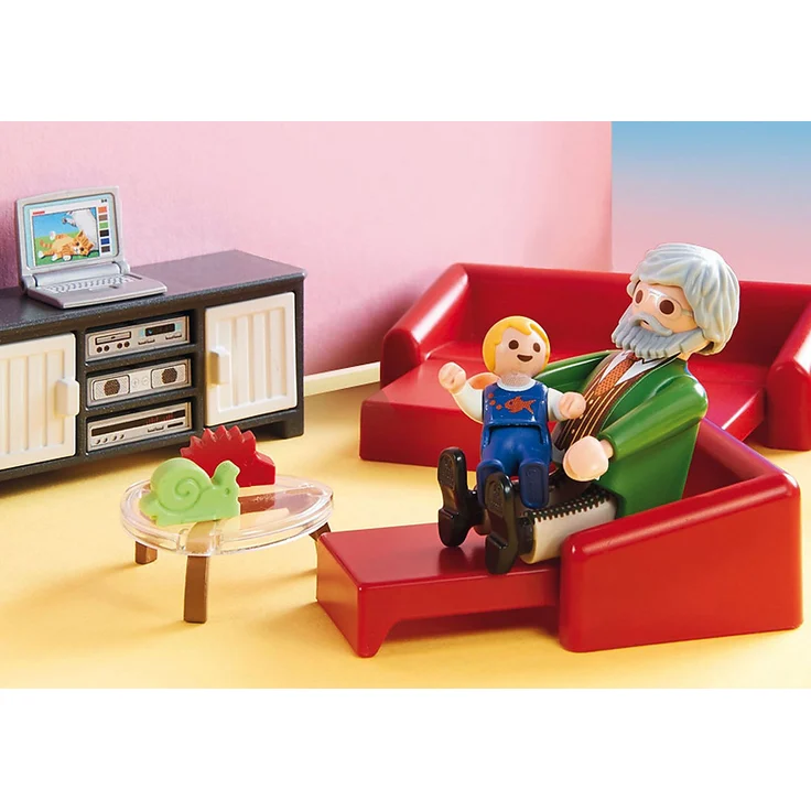 Playmobil Dollhouse 70207 'Gemütliches Wohnzimmer', 36 Teile, ab 4 Jahren – Bild 4